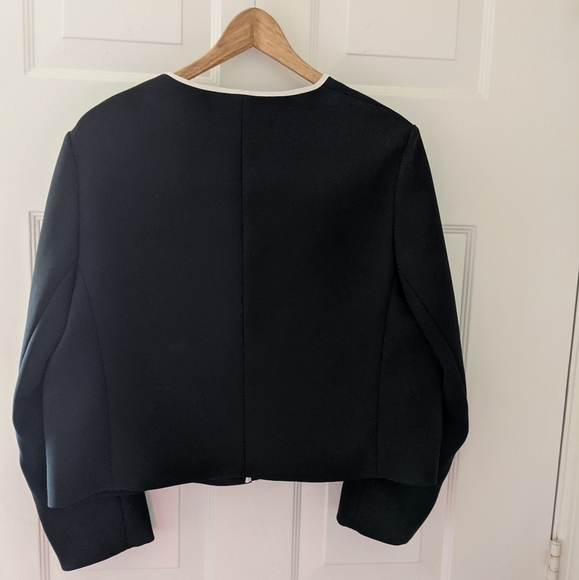Hugo Boss Jivanna Open- Front Cropped Jacket - Picture 4 of 12